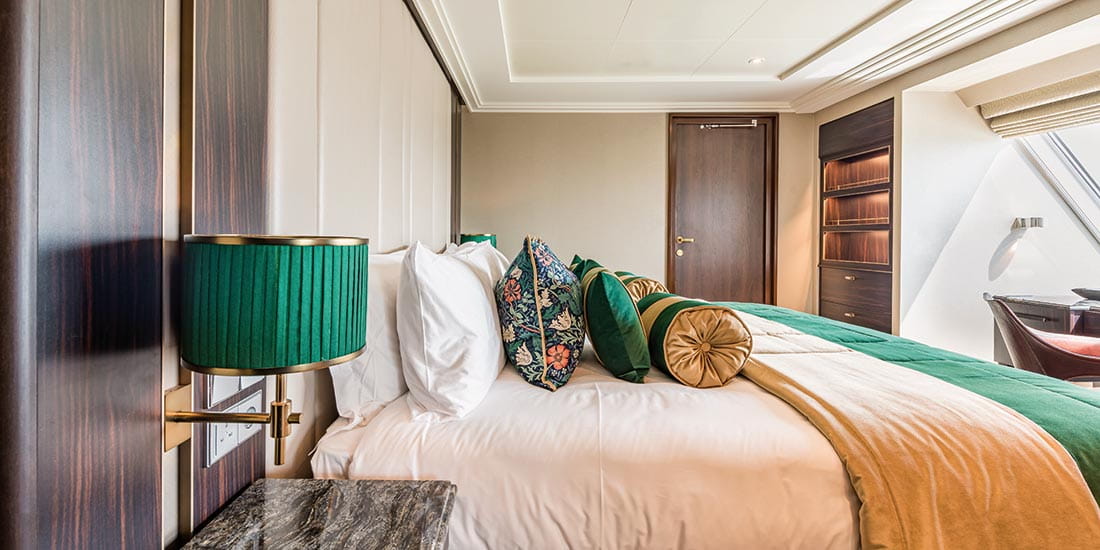 Your bedroom at sea